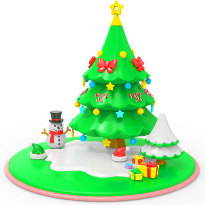 シリコンゴム クリスマスツリー 積み立てのおもちゃ 幼児 子供 ギフト 色認識 教育 パズル 玩具