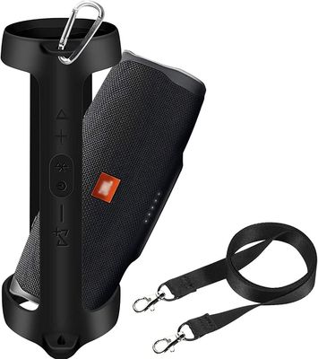 Bluetooth スピーカー シリコン 保護カバー ショルダーストラップとフックとループ スピーカー シリコン ストレージ クイルトカバー